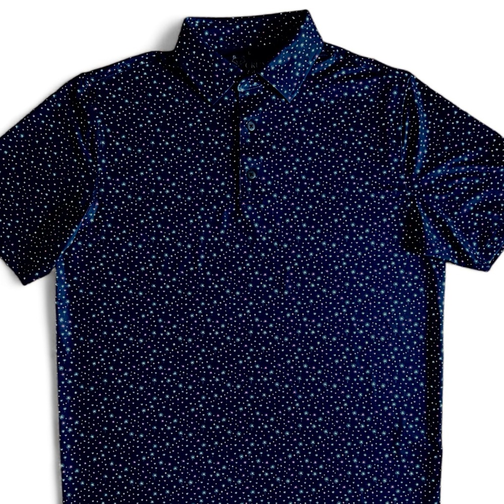 Men's Black Golf Polo